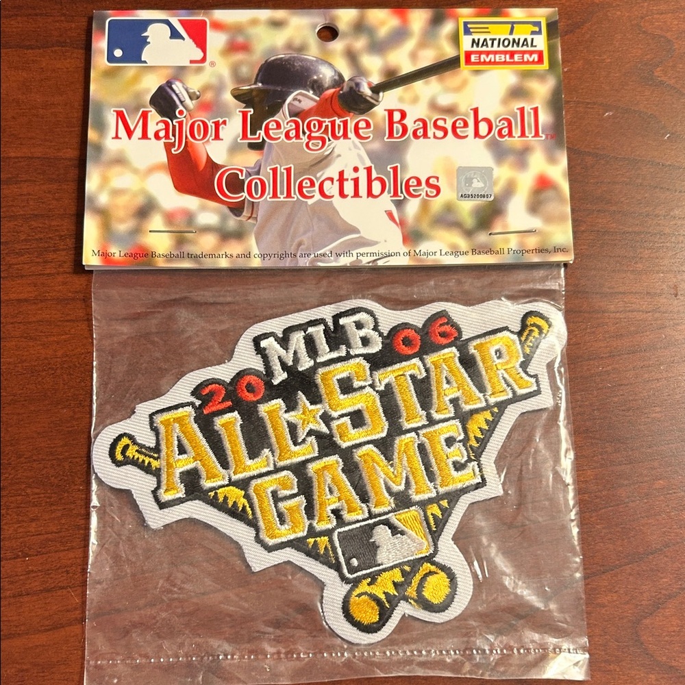 MLB All-Star Game 2006 Patch - White, Yellow, and Red